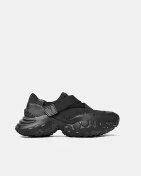 Футуристические женские кроссовки с застежкой-липучкой Camper, черный