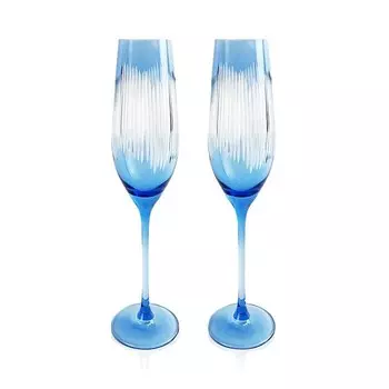 Фужеры Berkshire Champagne Flute, Set of 2 Michael Wainwright, синий