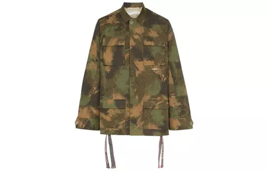 FW20 Куртка мужская зеленая Off-White, зеленый