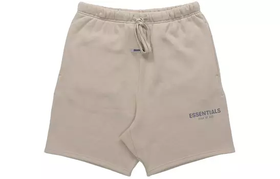 FW20 Повседневные шорты унисекс оливково-зеленый Fear Of God Essentials, оливково-зеленый