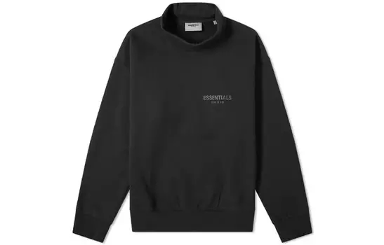 FW20 Толстовка унисекс черная Fear Of God Essentials, черный