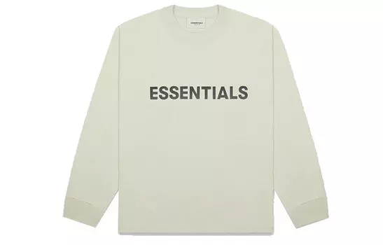 FW20 Толстовка унисекс пыльно-зеленая Fear Of God Essentials, зеленый