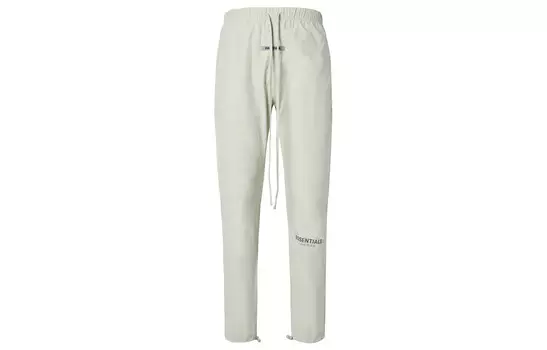 FW20 Трикотажные спортивные штаны унисекс пыльно-зеленого цвета Fear Of God Essentials, зеленый