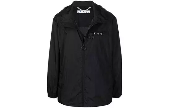 FW21 Куртка мужская уличная черная Off-White, черный