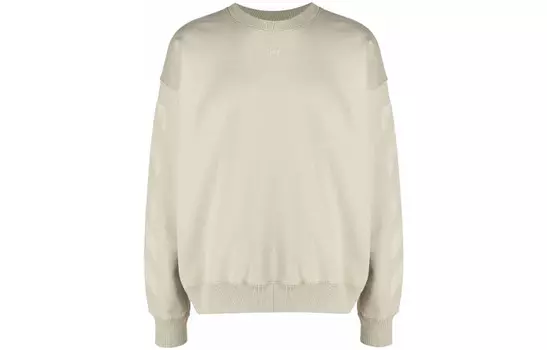 FW21 Толстовка мужская бежевая Off-White, цвет Apricot Cream