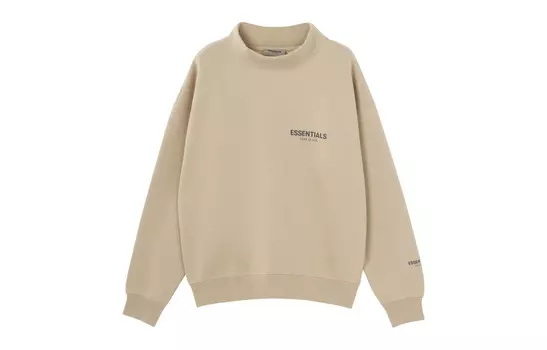 FW21 Толстовка унисекс бежевая Fear Of God Essentials, бежевый