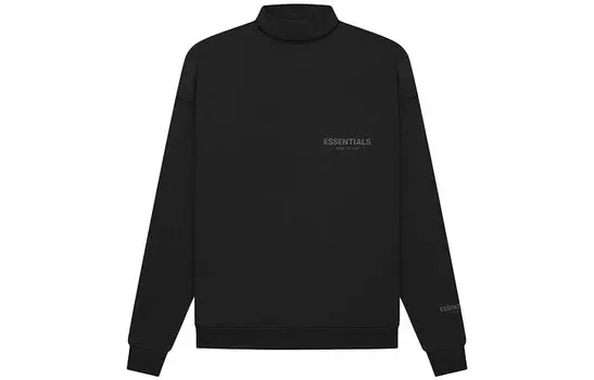 FW21 Толстовка унисекс черная Fear Of God Essentials, черный