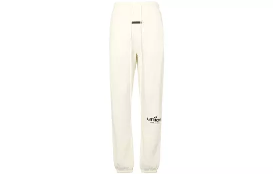 FW21 Трикотажные спортивные штаны унисекс белые Fear Of God Essentials, белый