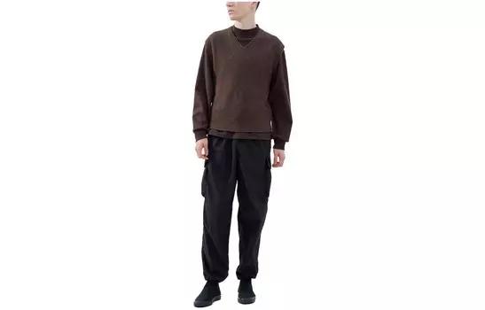 FW23 U Series майка унисекс коричневый Uniqlo, коричневый