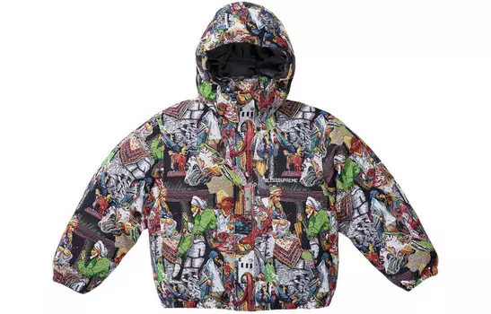 FW23 WEEK12 Series Пуховик унисекс многоцветный Supreme, цвет Multicolor