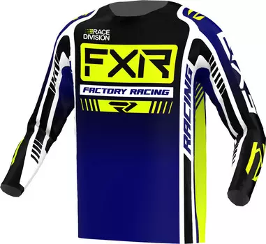 Кофта Джерси FXR Clutch Pro 2023 для мотокросса, темно - синий/желтый