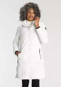 Г.И.Г.А. Стеганая куртка DX by killtec с капюшоном, водоотталкивающая G.I.G.A. Dx By Killtec, кремовый