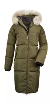 Г.И.Г.А. Стеганое пальто DX by killtec "Ventoso WMN Quilted CT A" G.I.G.A. Dx By Killtec, зеленый