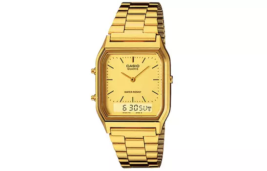 G-Shock AQ-230GA-9D 38,8 мм золотые часы AQ-230GA-9D CASIO