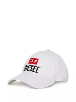 Габардиновая бейсболка Diesel Kids, белый