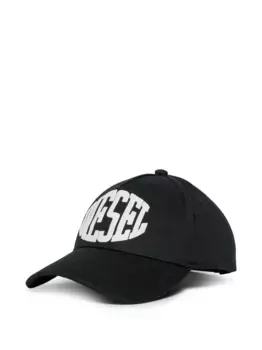 Габардиновая бейсболка Diesel Kids, черный