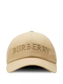 Габардиновая бейсболка с логотипом BURBERRY, нейтральный