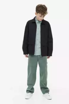 Габардиновая куртка H&M, черный