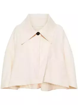 Габардиновая куртка-рубашка Extreme Viktor & Rolf, нейтральный