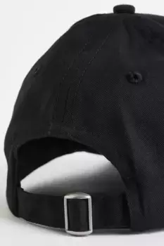 Габардиновая шапка с козырьком H&M, черный