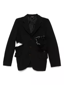 Габардиновая жакет Black Comme Des Garons, черный