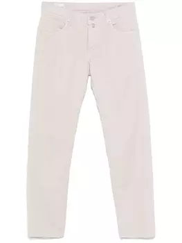 Габардиновые брюки чинос Incotex, серый