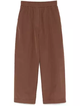 Габардиновые брюки Peserico, коричневый