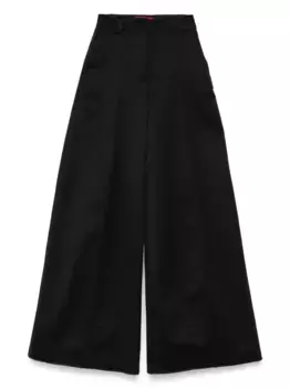 Габардиновые брюки THELATEST, черный