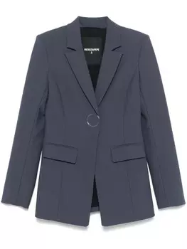 Габардиновый блейзер Patrizia Pepe, серый