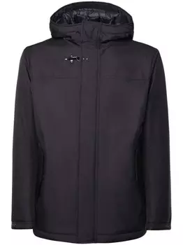 Габардиновый пиджак Fay, черный