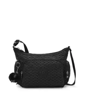 Gabb S маленькая женская сумка через плечо с регулируемым ремешком с черным принтом Kipling, черный