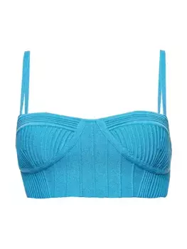 Габи Топ Retrofte, цвет aqua blue