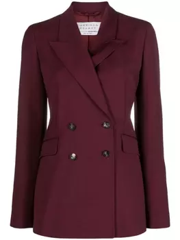 Gabriela Hearst двубортный блейзер Angela, красный