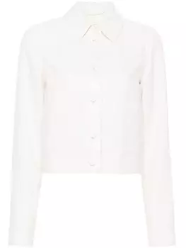 Gabriela Hearst укороченная куртка Thereza, белый