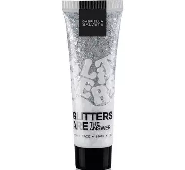 Gabriella Salvete Festival Headliners Glitters Are The Answer, блестки для лица, тела и волос, оттенок Silver 30 мл