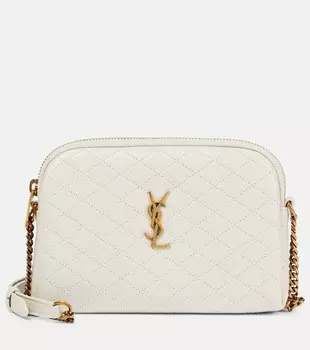 Gaby Маленькая сумка через плечо из стеганой кожи Saint Laurent, черный