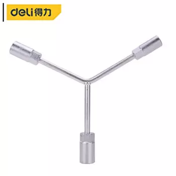 Гаечный ключ трехзубый Deli DL141719 14мм17мм19мм