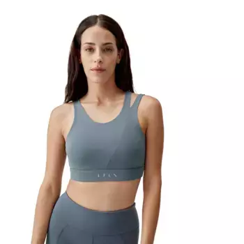 Gaia Born Living Yoga Женский топ для йоги, темно-серый