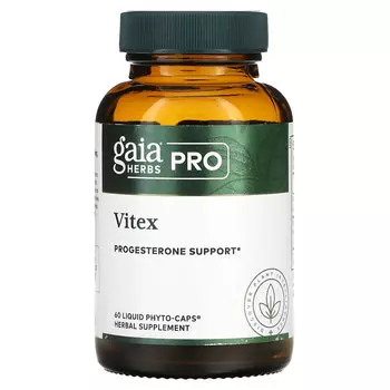 Gaia Herbs Professional Solutions, Ягоды витекса священного, 60 капсул, заполненных жидкостью
