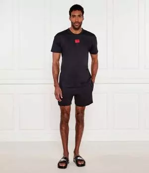 Галактическая пижама Loose fit Hugo Bodywear, черный