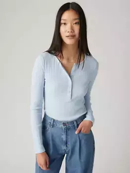 Галантерейные товары для отдыхающего ребристые Хенли Levi's, синий