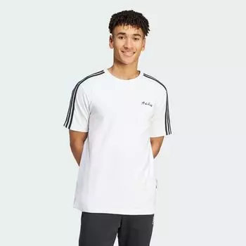 Галерея Футболка с графическим рисунком Adidas, цвет White