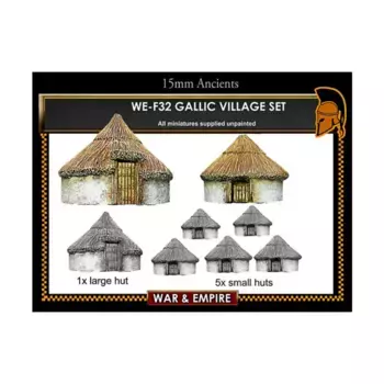 Галльская деревня, War & Empire - Ancient Miniatures - Buildings & Accessories (15mm)