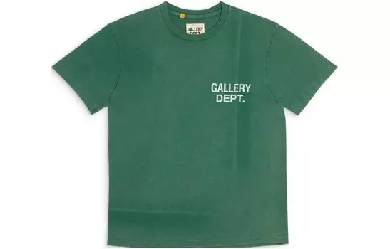 Gallery Dept. Футболка унисекс зеленые
