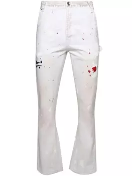 GALLERY DEPT. расклешенные джинсы Le Bar de Music, нейтральный цвет