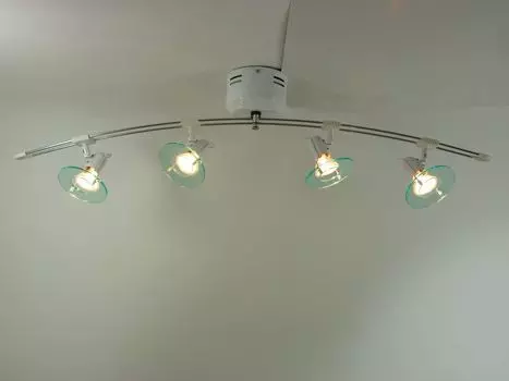 Галогенный потолочный дуговой точечный светильник, 4 лампы: белый Dapo Leuchten