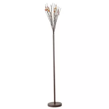 Галогенный торшер Eglo Rustic Scorppi Brown Crystal с регулируемой яркостью 34см