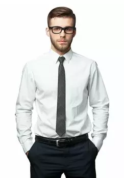 Галстук 2 GESCHENK SET SLIM Gassani, цвет schwarz