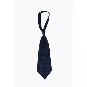 Галстук Ascot из однотонного шелка Corneliani, синий