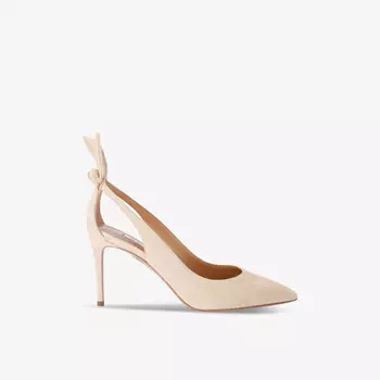 Галстук-Бабочка 85 замшевые туфли-лодочки Aquazzura, красный